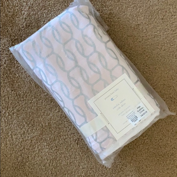 Pottery Barn Babies Amelia Velvet Bed Skirt - Picture 1 of 5